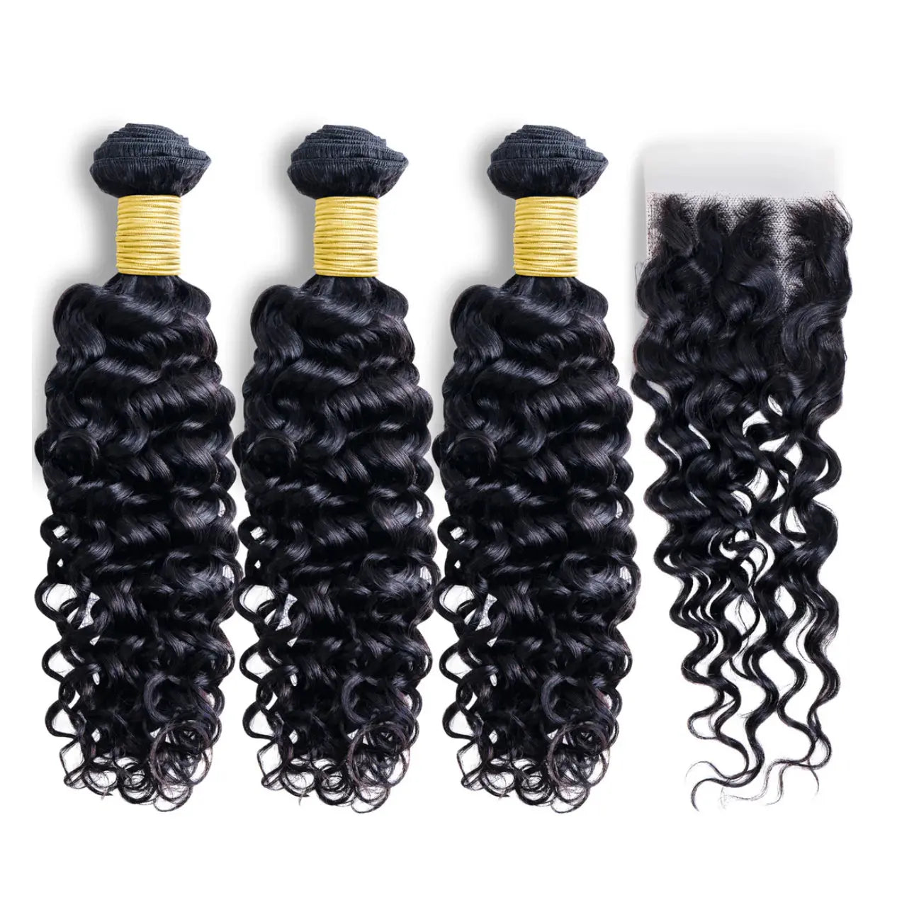 Water Wave 3 Bundles With Closure Radiant Beauty Lounge