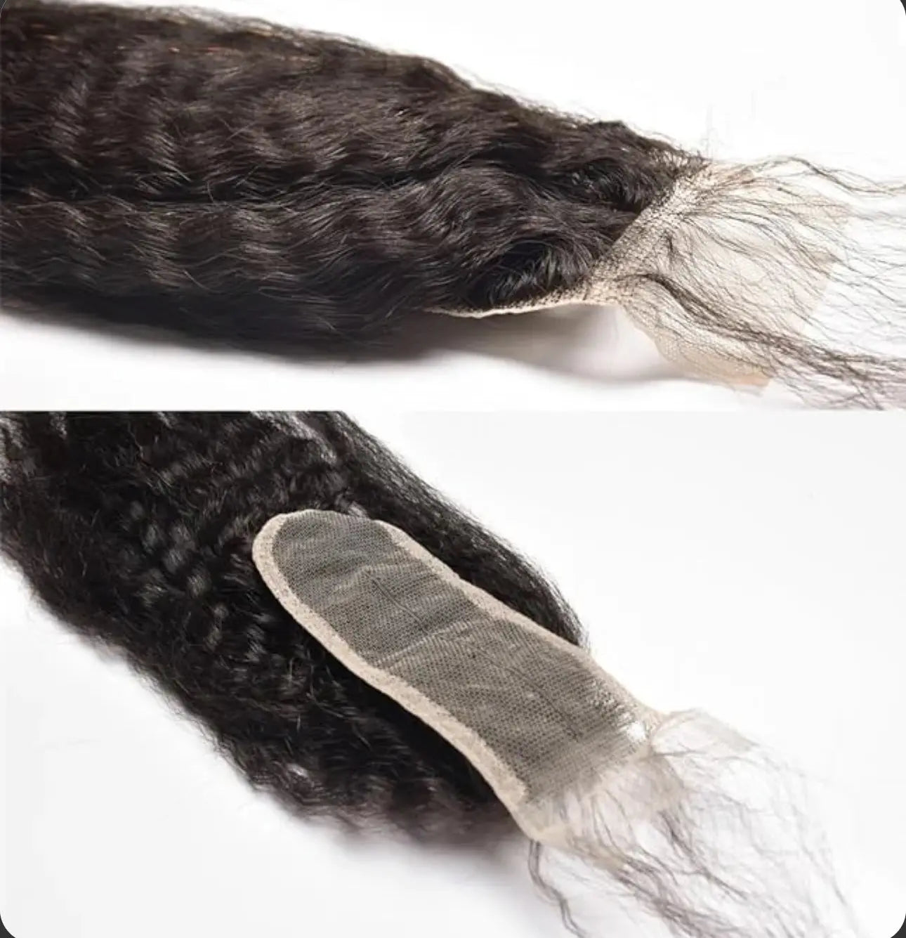 2"x6" Kinky Straight HD Closure Radiant Beauty Lounge